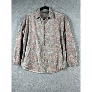 YFSC Basics Southern Classics Faded Paisley Long Sleeve Shirt Size S